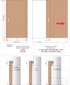 意大利進口隱形軌道趟門五金，適合應用在訂造吊趟門或其他由我們設計師建議的訂造傢俬之上