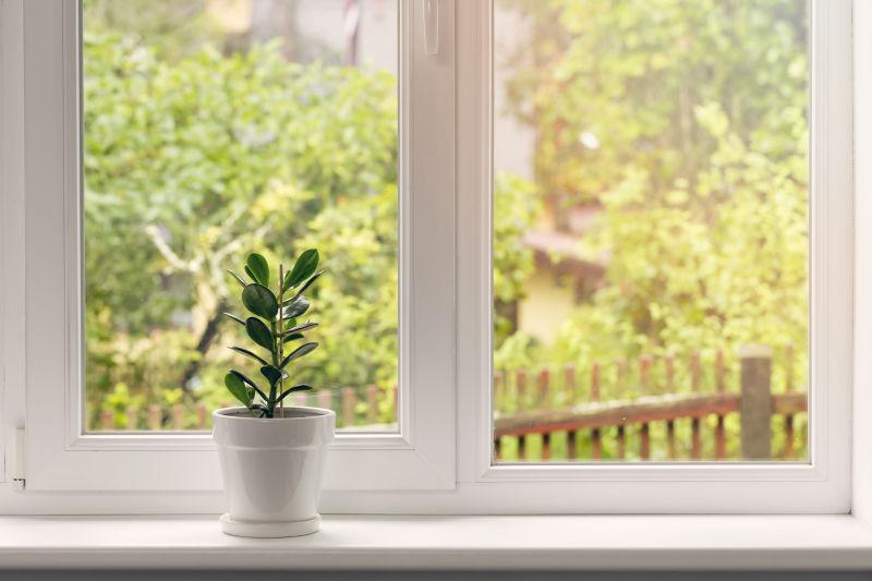 只得幾吋闊的窗台可以加以利用，擺放小型盆栽，將它變成睡房中的小花園，讓室內空間變得充滿生氣，也為眼睛提供了舒緩的綠景