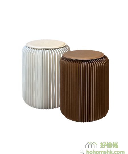 牛皮紙伸縮凳 (圓凳款/長凳款)