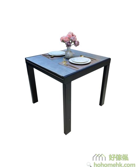 Roland方形岩板伸縮餐枱