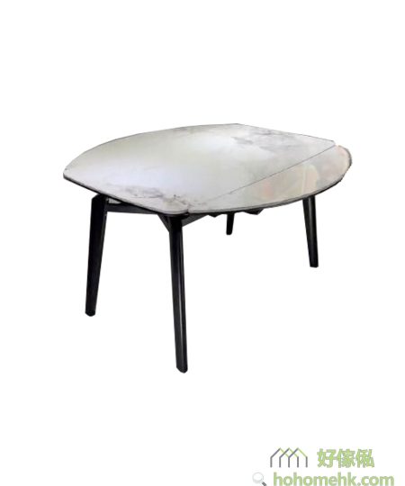 Sandy 1.35*85*75 圓形岩板伸縮餐桌 (M82款)