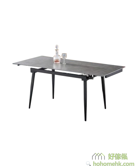 Fox方腳岩板伸縮餐枱 (左右拉伸J05款)