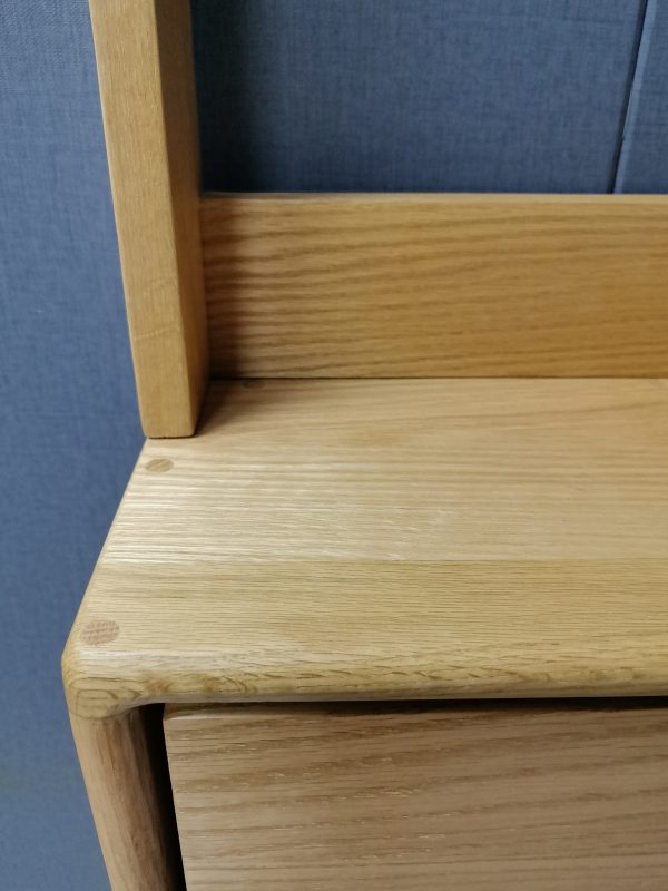 工廠實拍：Noya實木超薄鞋櫃加配衣帽架，原木色，65cm寬x20cm深x211cm高