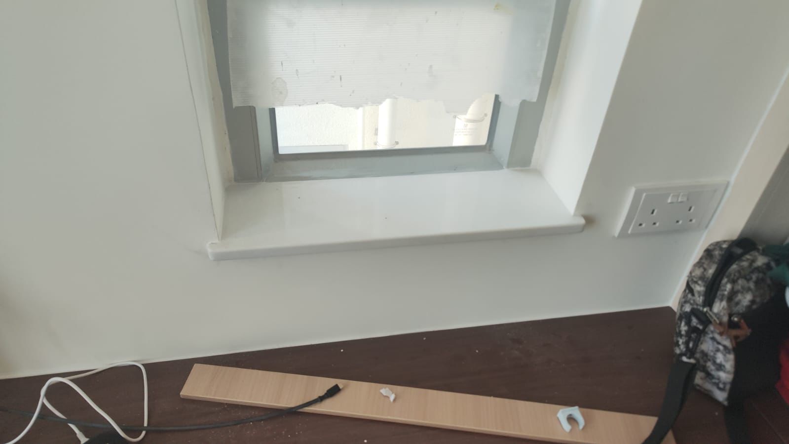 工地實拍: 窗台吸咀石