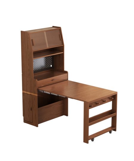 Nova 實木伸縮餐枱連餐邊櫃組合