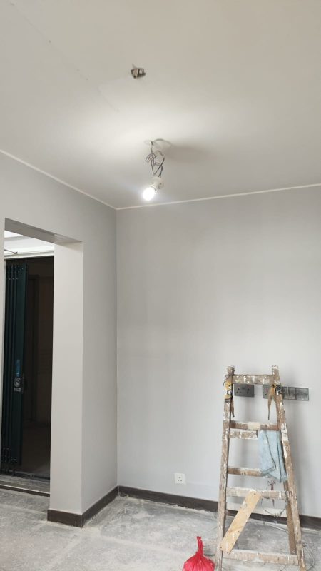 旺角海富苑全屋剷底批灰油油工程 (連廚廁天花) 完工實拍！